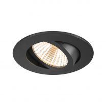 NEW TRIA 68 DL rond zwart 1xLED 2700K 38°