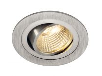 NEW TRIA LED DL ROUND SET alu geborsteld 1xLED 2700K