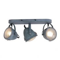 Wandlamp Paco Industrieel Grijs / Wit 1314GR 3x7W 3x480LM