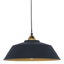 Hanglamp Nové Industrieel Zwart / Goud 1318ZW 40W