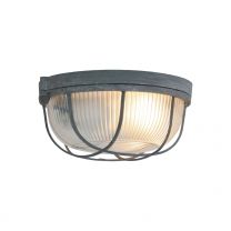 Plafondlamp Lisanne Industrieel Grijs / Transparant 1342GR 40W