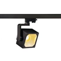 EURO CUBE SPOT Zwart 1xLED 4000K 60D 3-Fase