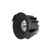 LED Camicro Downlight Vast CTA Dimbaar 4W 45D Zwart 2000K-2700K IP44