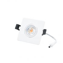 LED Camini Downlight Vierkant Kantelbaar CTA Dimbaar 8W 36D Wit 2000K-2700K