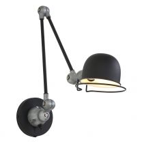 Wandlamp Davin Industrieel Zwart / Aluminium 7656ZW 40W