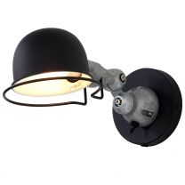 Wandlamp Davin Industrieel Zwart / Aluminium 7657ZW 40W