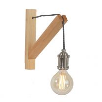 Wandlamp Dion Scandinavische Stijl Bruin / Metaal 7787BE 60W