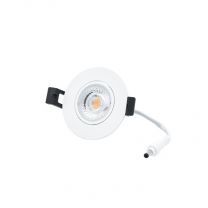 LED Camini Downlight Rond Kantelbaar CTA Dimbaar 8W 36D Wit 2000K-2700K