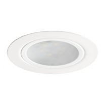 Cabinetspot LED Accent Two rond wit 350mA max.3,15W warm wit 3000K 240lm, 200cm + Miniplug