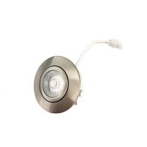 LED Downlight 230V 6W 36D 2700K Geborsteld Chroom