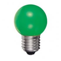 LED Kogellamp 0.5W E27 Groen
