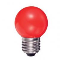 LED Kogellamp 0.5W E27 Rood
