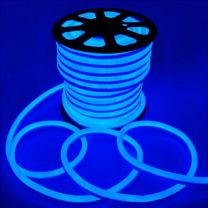 LED Strip IP68-24V 5 Meter NEON BLAUW 14MM